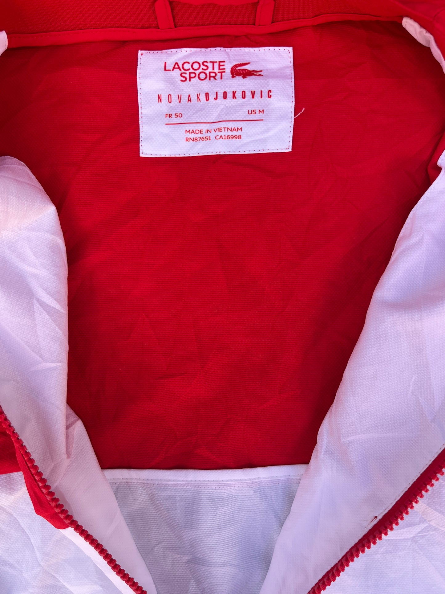 Lacoste x Novak Jokavic windbreaker